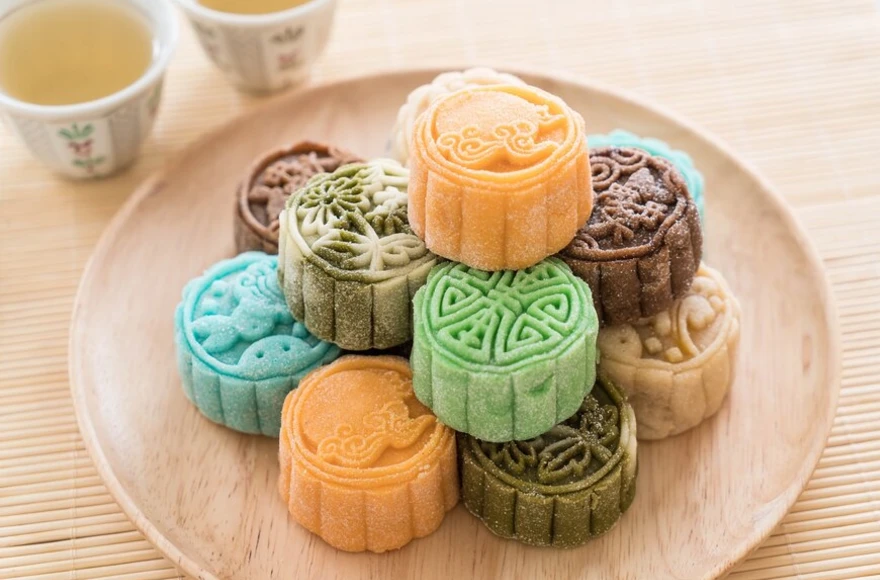 ilustrasi kue bulan