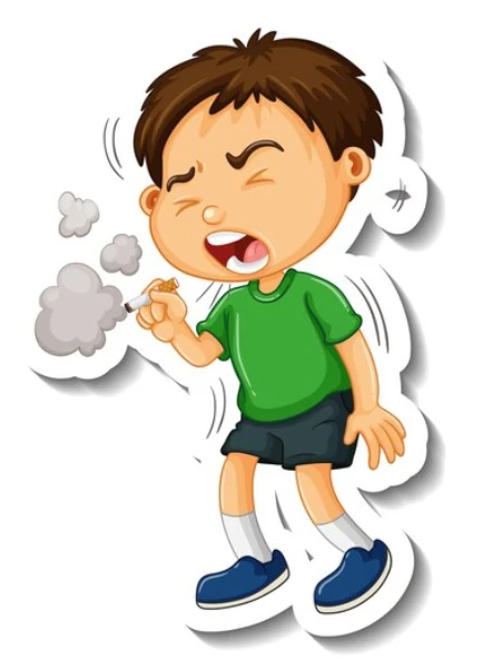 ilustrasi anak merokok