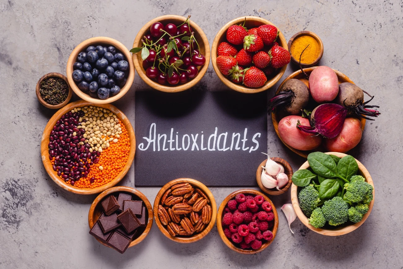 ilustrasi makanan antioksidan