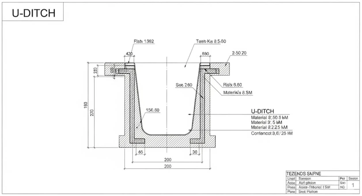 U-Ditch Beton Precast